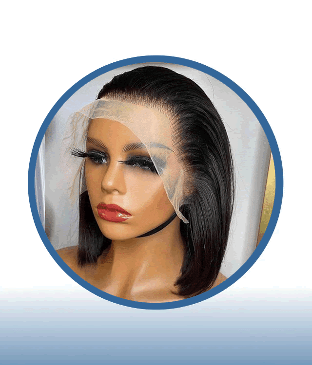 8" Peruvian Lace Frontal Wig