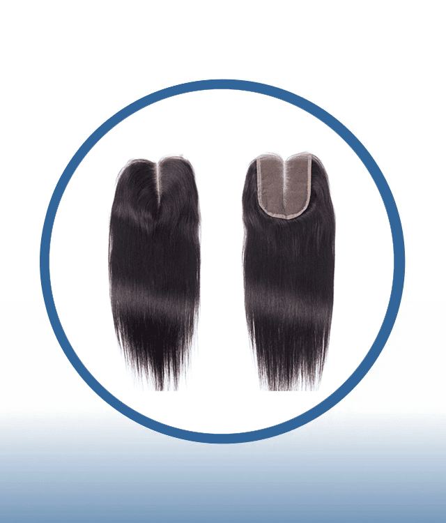 Straight 3 Part Lace Closure