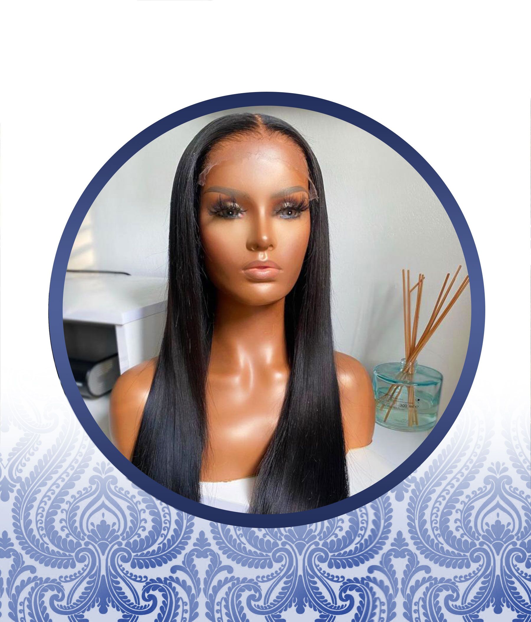 30" Straight Lace Frontal Wig - Image 4