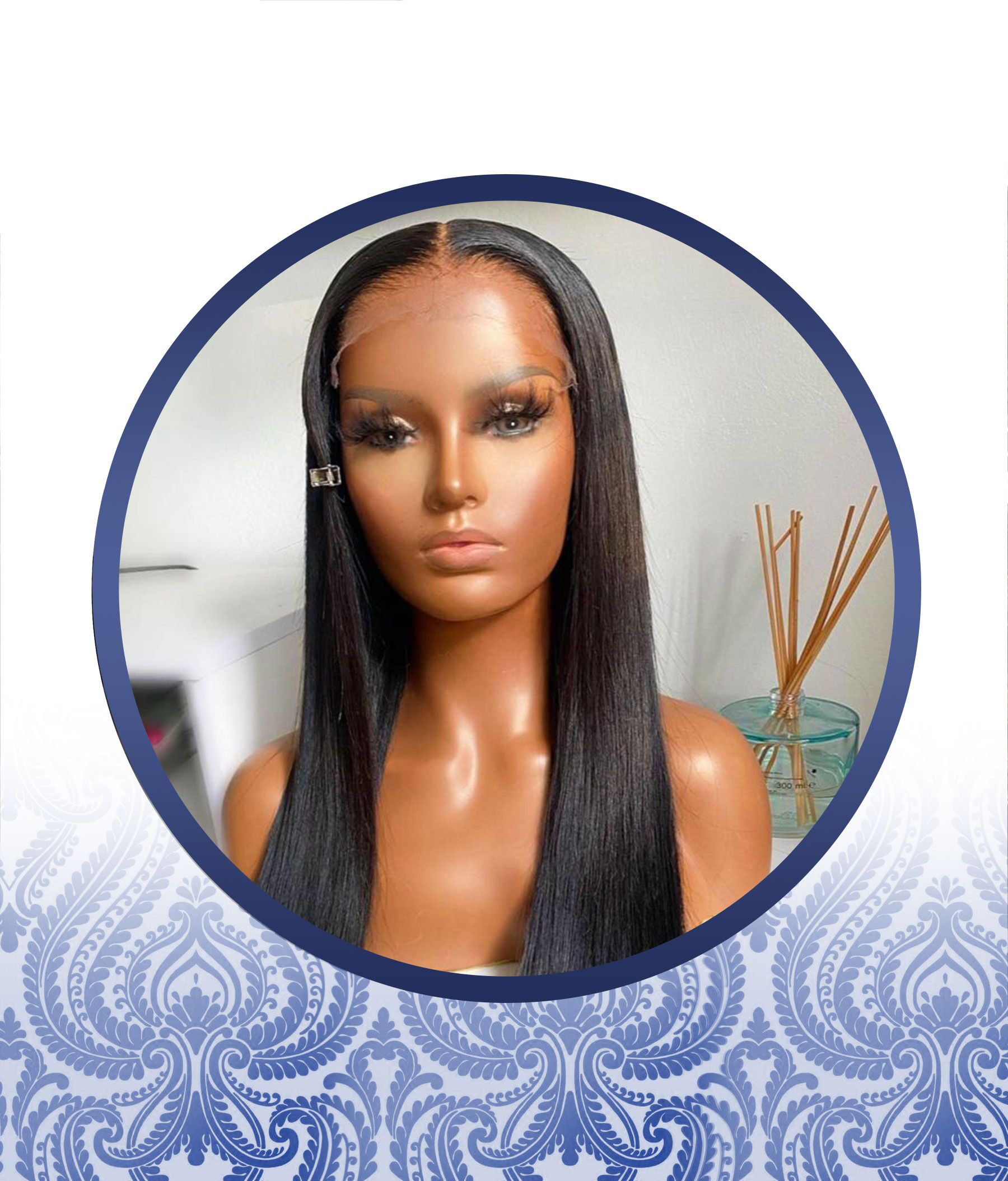 30" Straight Lace Frontal Wig - Image 3
