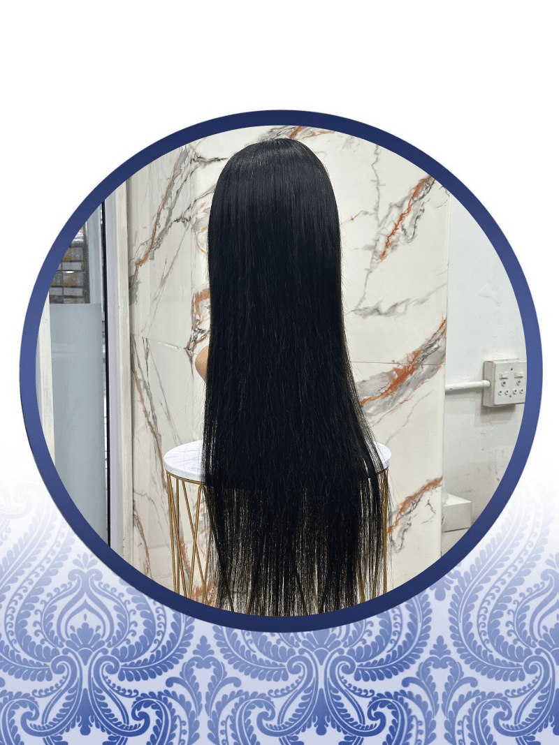 28" 5x5 Peruvian Glueless Lace Wig - Image 2