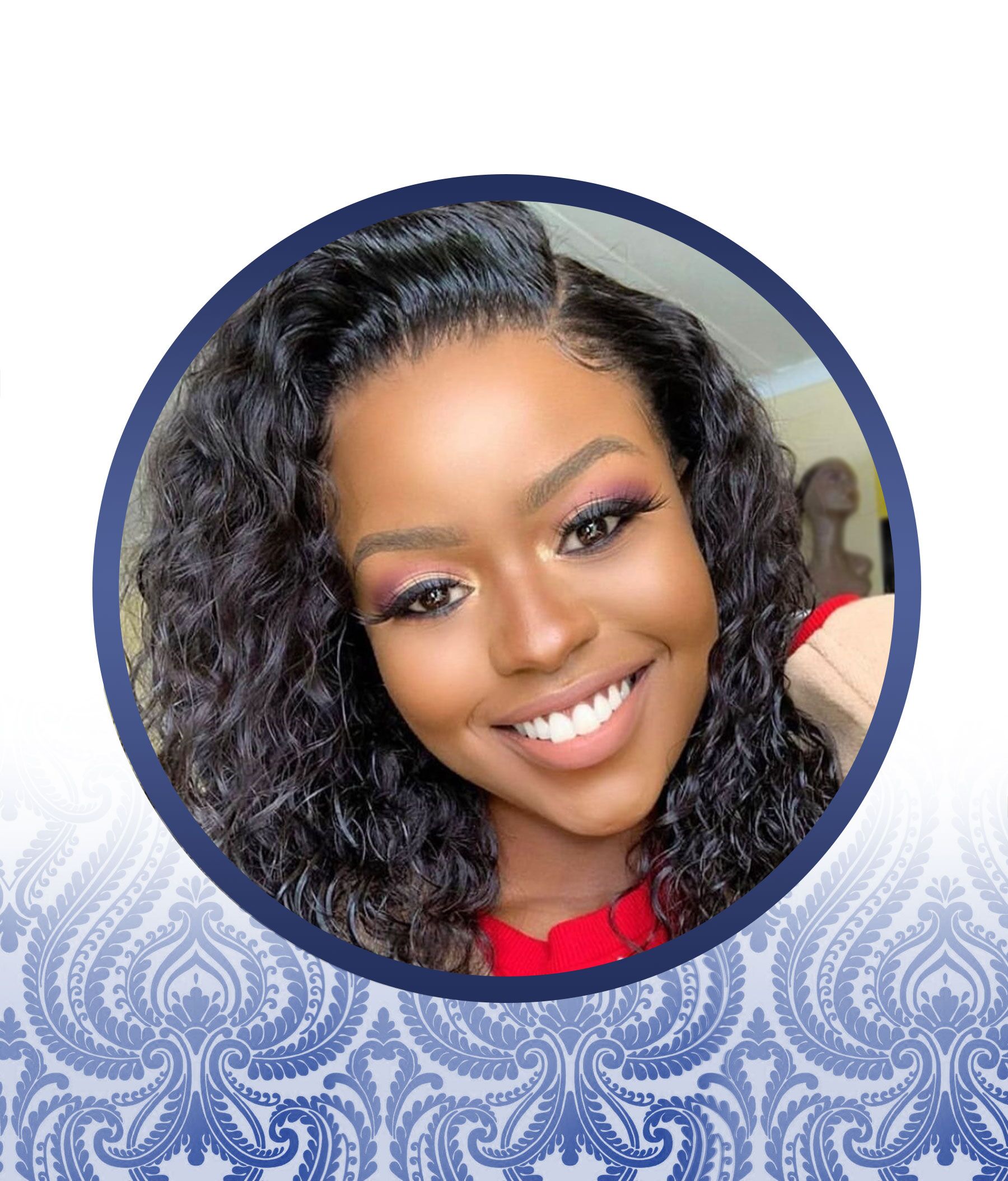 14" Super Italian Curl Lace Frontal Wig