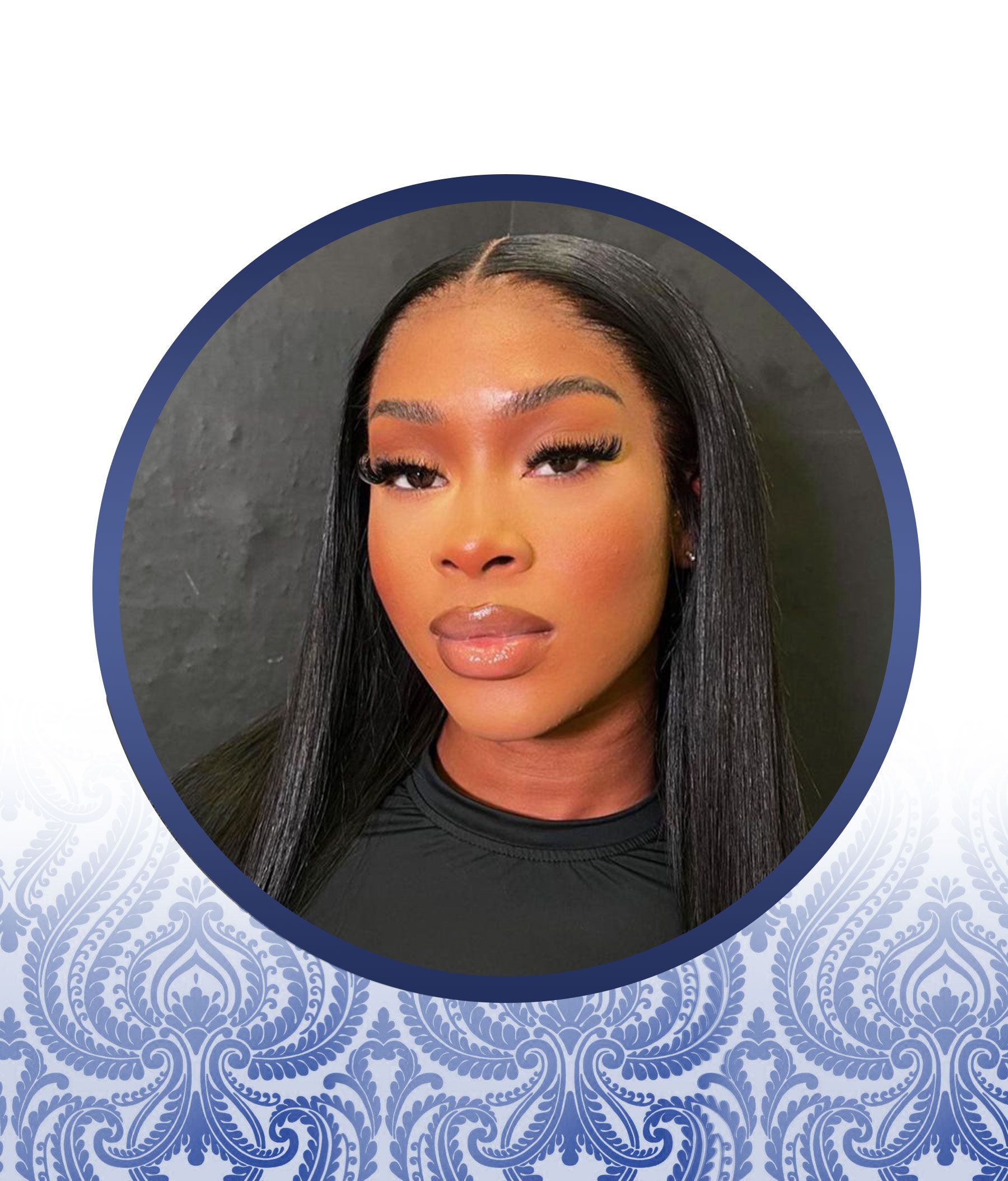 20" Straight Lace Frontal Wig - Image 2