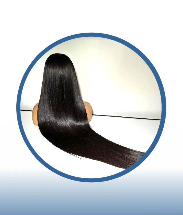 40" Soft Silky Straight Full Frontal Lace Wig - Image 2