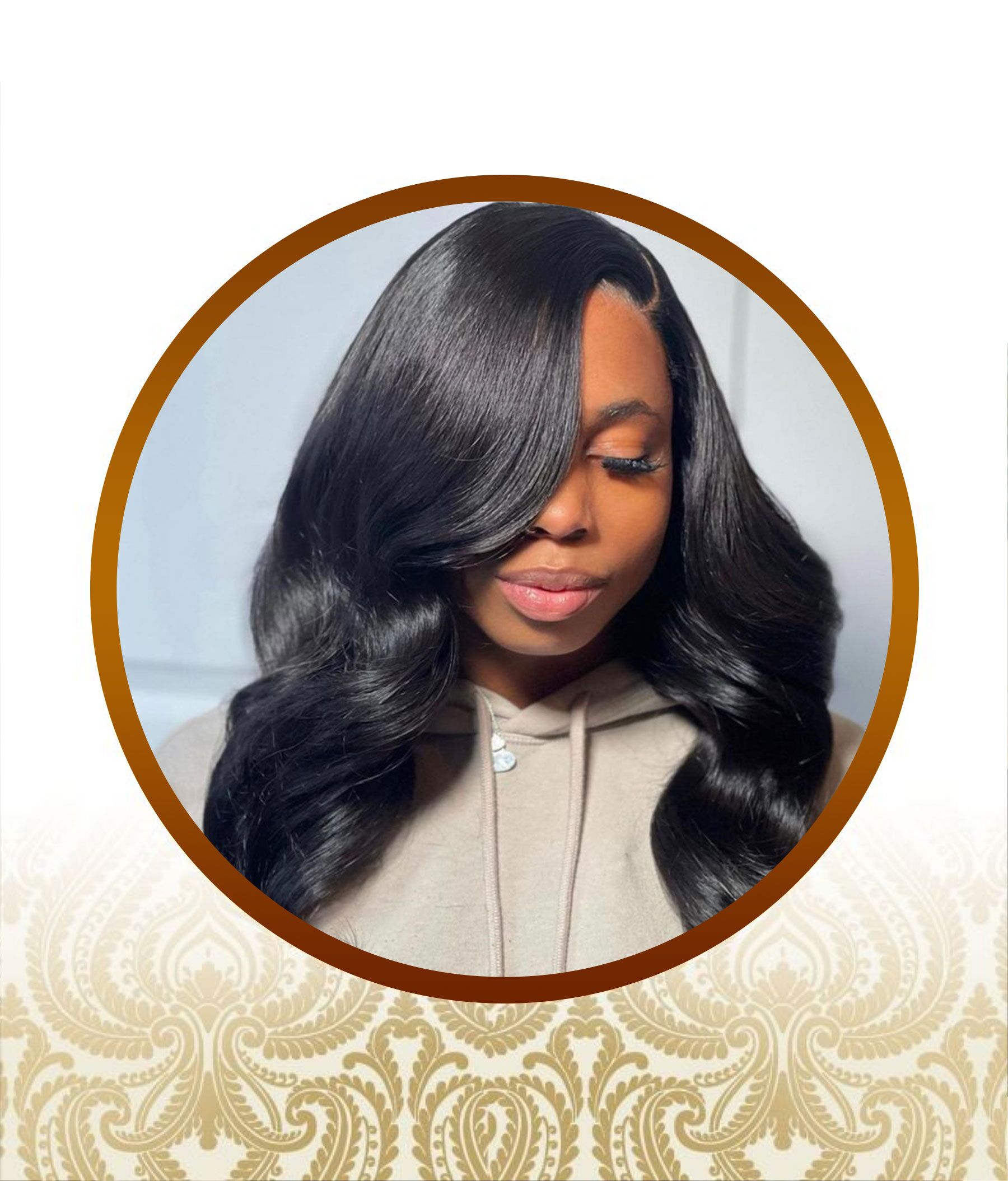 Exotic Remi Body Wave Single-Drawn Full Frontal Lace Unit - Image 2