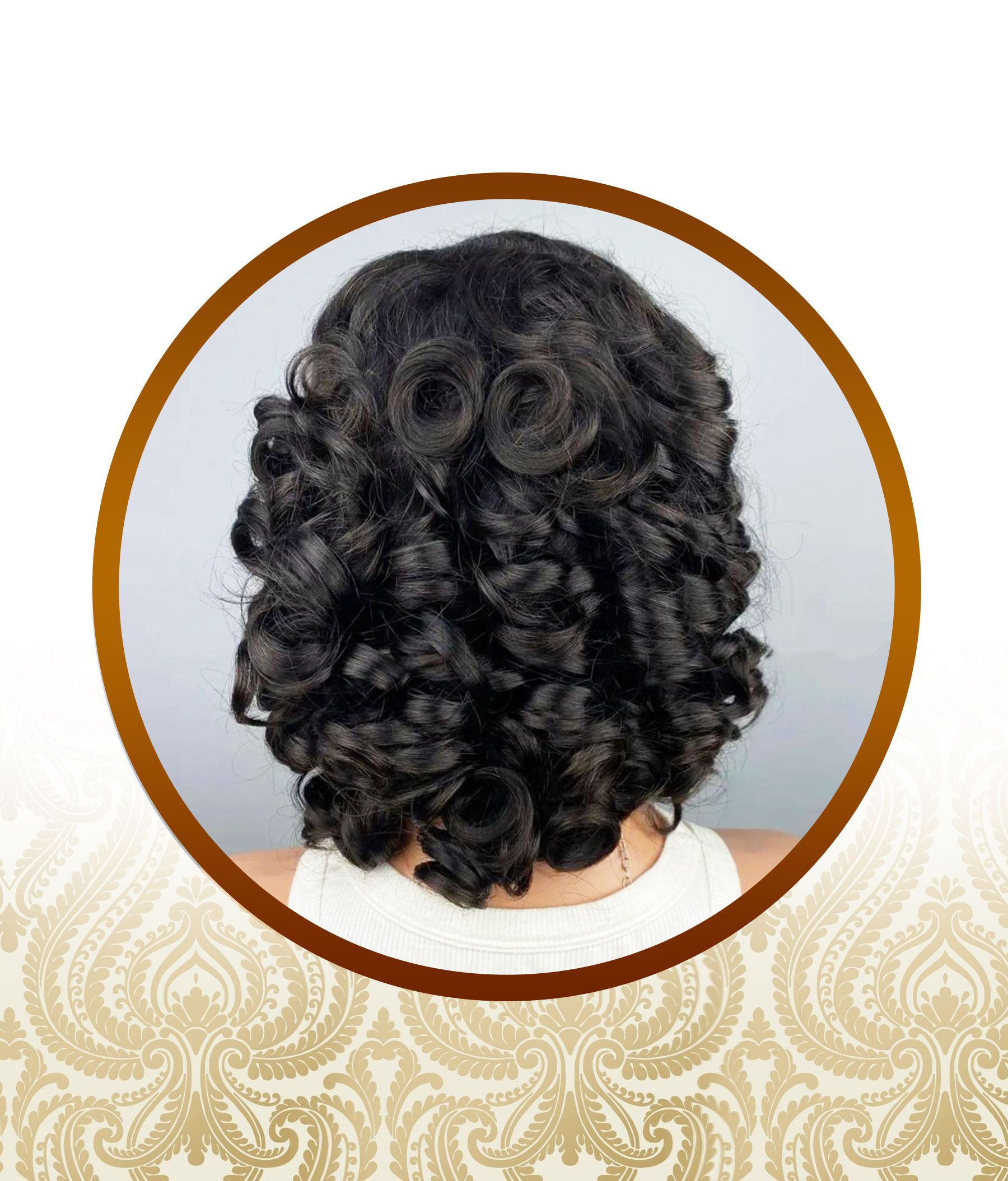 14" Peruca 13x4 Glueless Bouncy Loose Double-Drawn Unit - Image 2