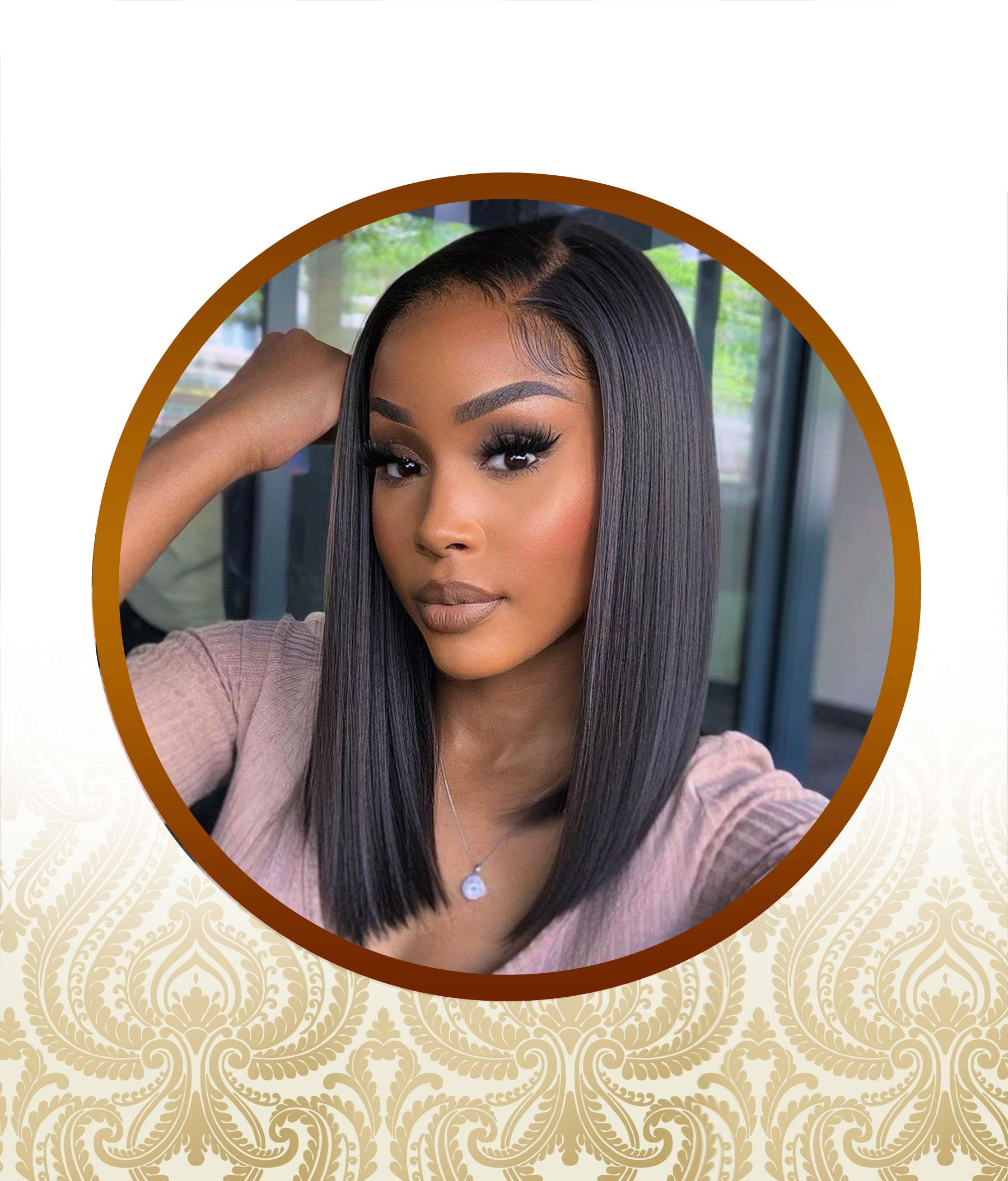 16 Inch Double Drawn Straight Full Frontal Unit