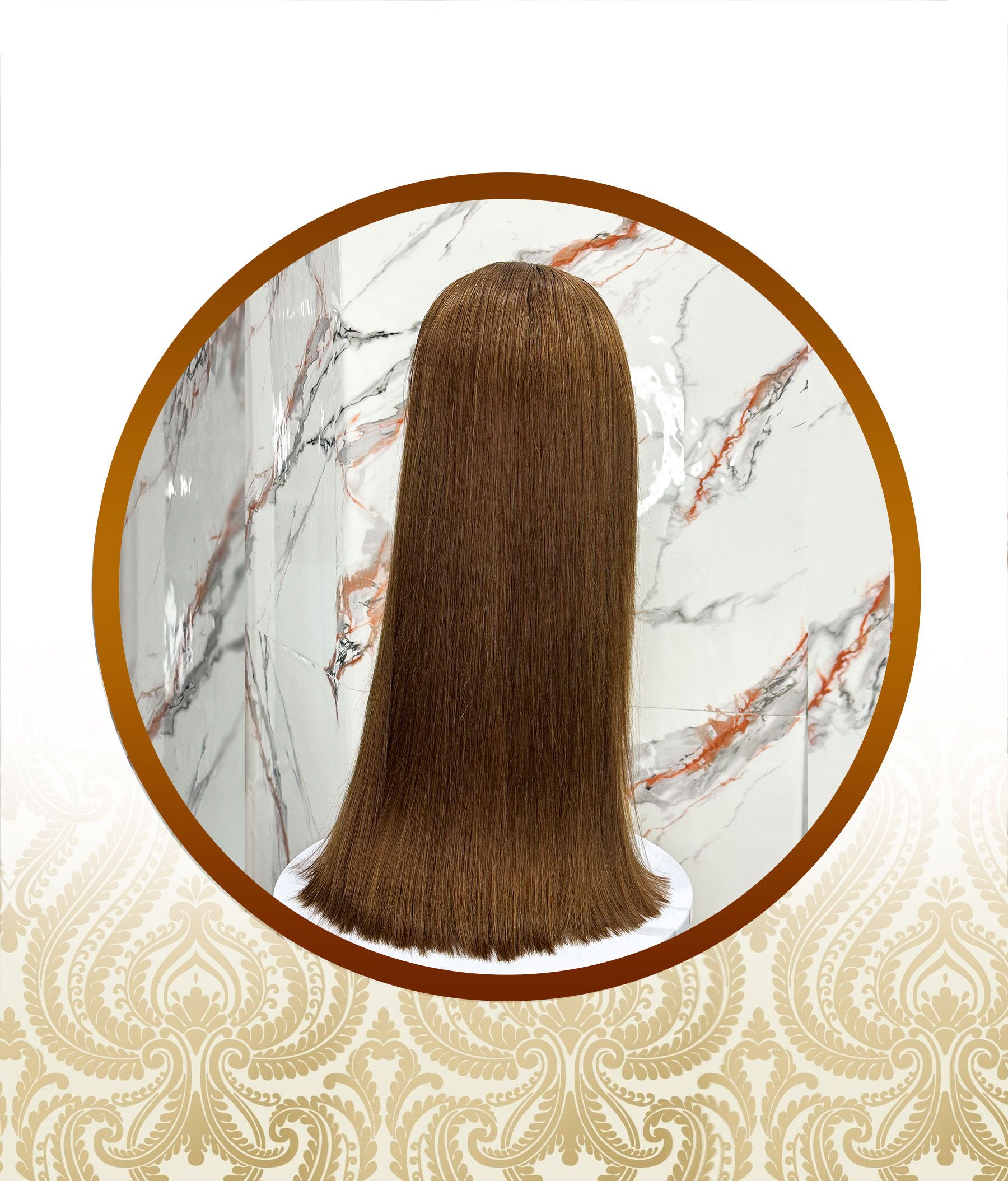 20″ Chocolate Brown Frontal Vietnamese Unit - Image 3