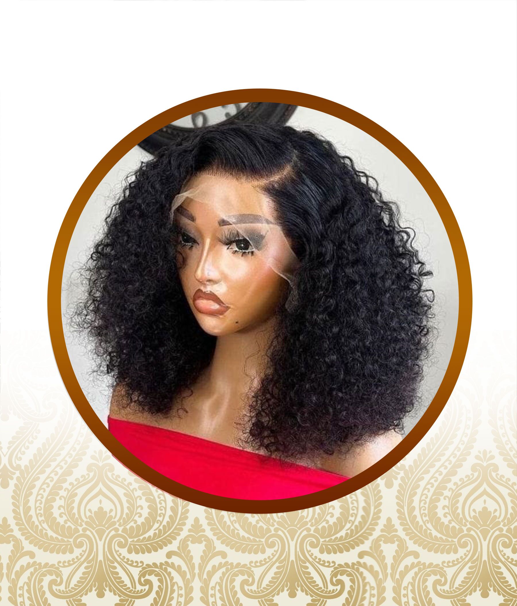 16 Double Drawn Cambodian Curls 13x4 Lace FrontalĀ Unit