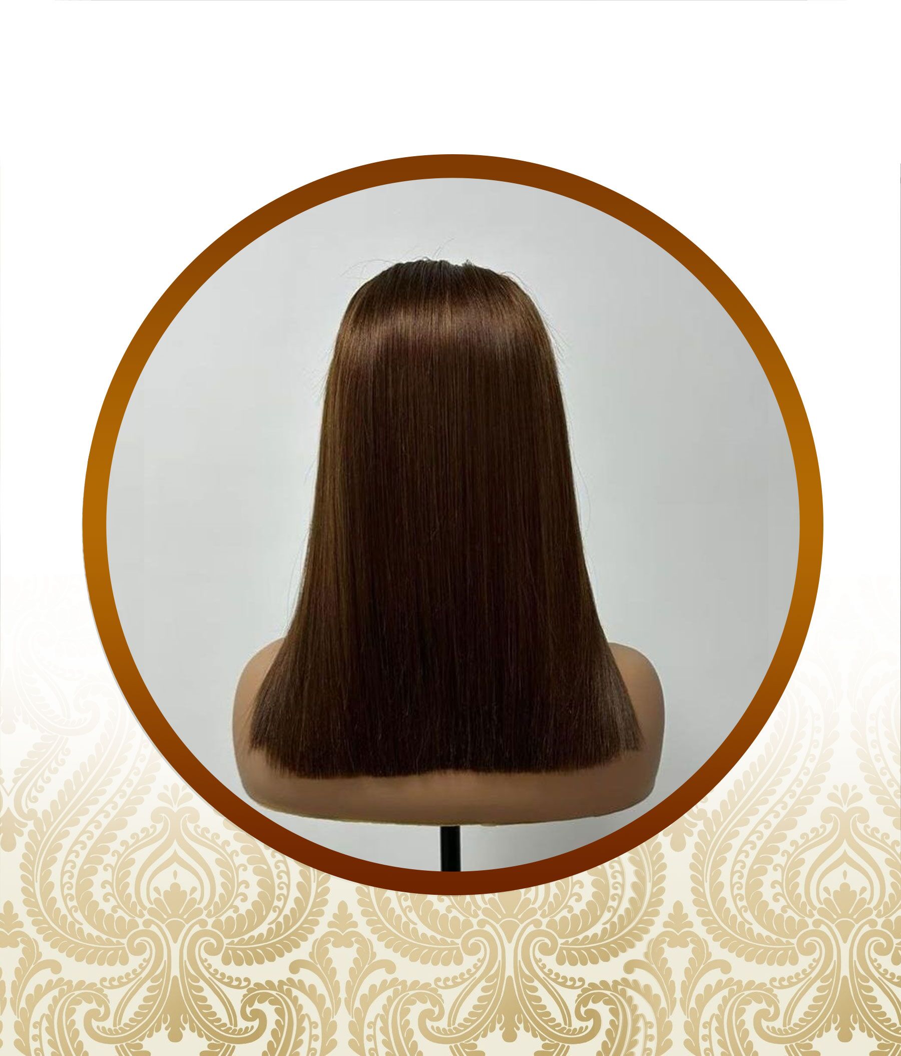 20″ Chocolate Brown Frontal Vietnamese Unit - Image 4