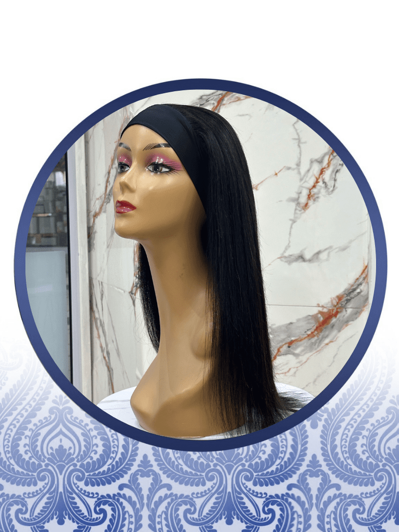 20" Straight Headband Peruvian Wig - Image 2