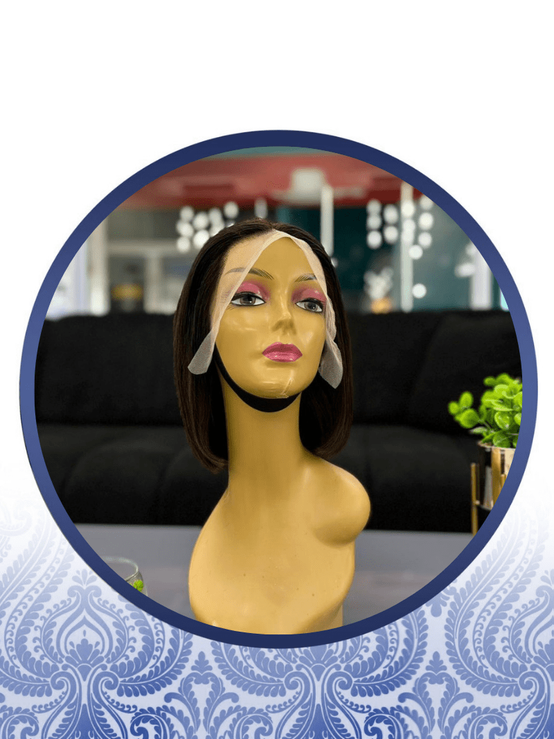 10” straight color 4 frontal wig - Image 2